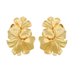 spring Alloy flowers earrings occidental style Earring woman trend exaggeratin..