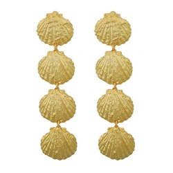 spring Alloy earrings occidental style exaggerating Earring woman multilayer M..