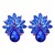 occidental style  fashion woman temperament personality flowers diamond earrings elegant