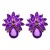 occidental style  fashion woman temperament personality flowers diamond earrings elegant