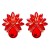 occidental style  fashion woman temperament personality flowers diamond earrings elegant