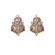 occidental style fashion geometry Irregular earrings tree Alloy diamond earrings woman exaggerating personali