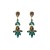 occidental style long style drop geometry diamond personality earrings fashion fresh sweet wind Earring woman