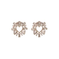 occidental style personality fashion Alloy Rhinestone sun flower heart-shaped ..