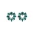 occidental style personality fashion Alloy Rhinestone sun flower heart-shaped earrings woman elegant temperamen