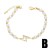 summer Moon butterfly imitate Pearl beads braceletins samll occidental style braceletbrc