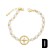summer Moon butterfly imitate Pearl beads braceletins samll occidental style braceletbrc