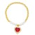 occidental style beads love zircon braceletins samll temperament Pearlbrb