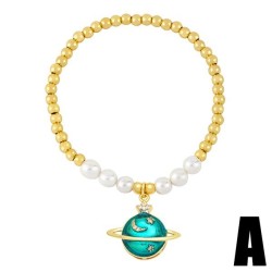 occidental style summer Pearl beads bracelet womanins wind samllbrb
