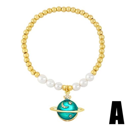 occidental style summer Pearl beads bracelet womanins wind samllbrb