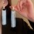silver Metal long style tassel earrings exaggerating ear stud temperament samll high Earring