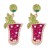 UR occidental style brief creative Alloy diamond earrings trend fashion