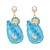 UR occidental style brief creative Alloy diamond earrings trend fashion