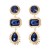 new geometry Alloy ear stud diamond geometry drop personality temperamentins wind trend Street Snap