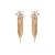  occidental style spring earrings Rhinestone long style tassel Earring Alloy diamond geometry ear stud
