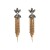 Bohemia ethnic style Earring tassel ear stud fashion long style fully-jewelled luxurious elegant temperamen