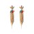 Bohemia ethnic style Earring tassel ear stud fashion long style fully-jewelled luxurious elegant temperamen