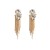 occidental style personality temperament long style Earring Metal claw chain tassel earrings woman trend super 