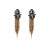 occidental style personality temperament long style Earring Metal claw chain tassel earrings woman trend super 