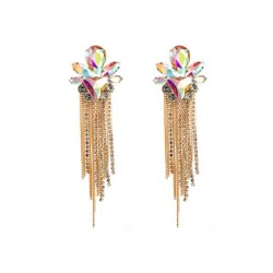 Japan and Korea Bohemia tassel earrings woman occidental style pure handmade l..