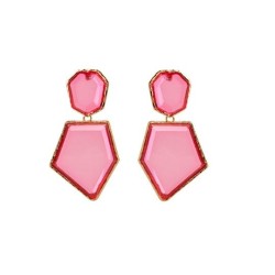 occidental style exaggerating Earring fashion retro brief geometry earrings mo..
