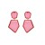 occidental style exaggerating Earring fashion retro brief geometry earrings more transparent resin earring w