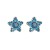 occidental style zircon earrings Five-pointed star samll Pearl temperament all-Purpose ear stud Earring