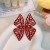 spring hollow butterfly ear stud  handmade brief pure color fashion earrings Earring woman