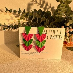  fashion brief triangle leaves earrings  samll occidental style earring Earrin..