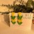  fashion brief triangle leaves earrings  samll occidental style earring Earring woman