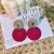 occidental styleikok same style fashion trend geometry Round earrings  handmade brief Earring