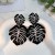  summer day wind hollow leaves earrings fashion creative all-Purpose personality Earring