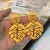  summer day wind hollow leaves earrings fashion creative all-Purpose personality Earring
