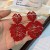  summer day wind hollow leaves earrings fashion creative all-Purpose personality Earring