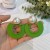 occidental style creative geometry Round exaggerating earrings  fashion brief pure color Pearl Earring wo