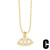occidental style brief fashion eyes necklaceins samll leaves pendant clavicle chainnkn