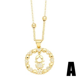 love man woman lovers necklaceins brief temperament pendant clavicle chainnkn