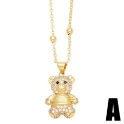 brief lovely embed zircon samll pendant necklaceins trend all-Purpose fashion ..