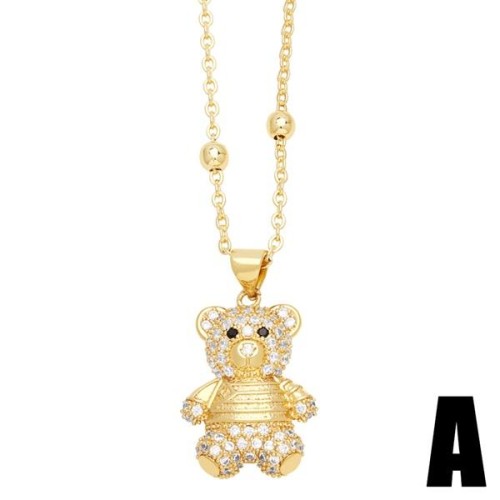brief lovely embed zircon samll pendant necklaceins trend all-Purpose fashion clavicle chainnkn