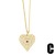  occidental style heart-shaped eyes necklace woman fashion brief eyes necklacenkn