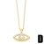  occidental style heart-shaped eyes necklace woman fashion brief eyes necklacenkn