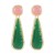 occidental style retro geometry samll resin earrings  personality elegant fashion palace wind banquet earring 