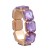 occidental style bracelet glass diamond fully-jewelled woman exaggerating trend punk windbracelet