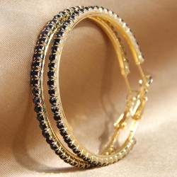  fashion concise flash diamond temperament woman circle