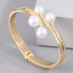 fashion concise high quality Pearl temperament woman bangle