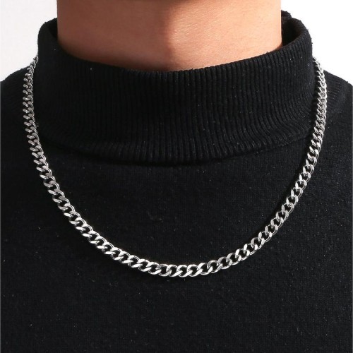 fashion stainless steel chain man necklace