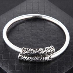 fashion retro concise opening man bangle