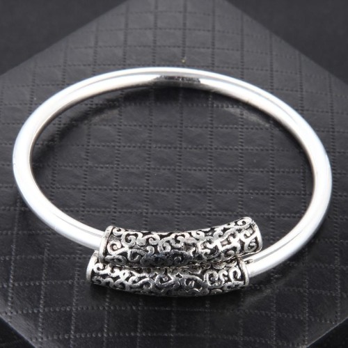 fashion retro concise opening man bangle