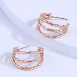 fashion sweetOL high quality brief titanium steel personality ear stud
