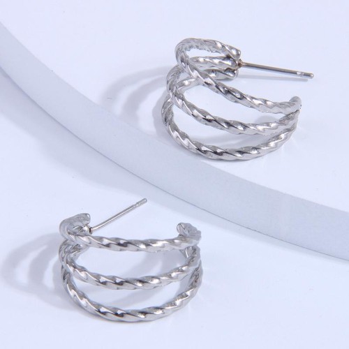 fashion sweetOL high quality brief titanium steel personality ear stud